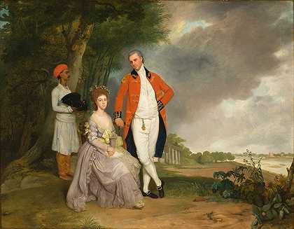 亚瑟·威廉·德维斯的《威廉·蒙森和他的妻子安·德博内尔》