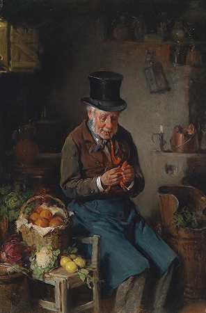 Hermann Kern的《Der Gemüsehändler》