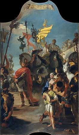 乔瓦尼·巴蒂斯塔·蒂埃波罗的《马吕斯的胜利》