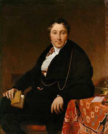 让·奥古斯特·多米尼克·安格尔著《雅克·路易斯·勒布朗（1774-1846）》