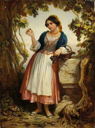 多米尼克·路易斯·帕佩蒂的《意大利农民女孩》