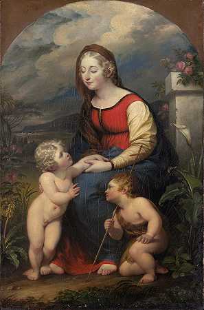 约翰·特朗布尔的《麦当娜和孩子与施洗者圣约翰》