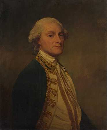 乔治·罗姆尼的《海军上将查伦·奥格尔爵士》（1726-1816）