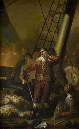 尼古拉·亚伯拉罕·阿比尔加德的《克里斯蒂安四世登上他的旗舰“三位一体”》
