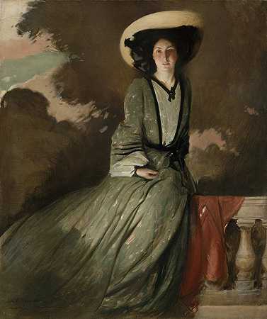 《约翰·怀特·亚历山大夫人的肖像》