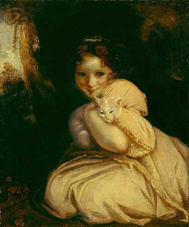 约书亚·雷诺兹爵士的《费利娜和小猫》