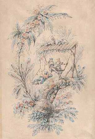 让-巴蒂斯特·皮勒姆的《树屋中异国人物的装饰幻想》