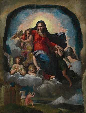 Girolamo Da Carpi的《圣母升天》