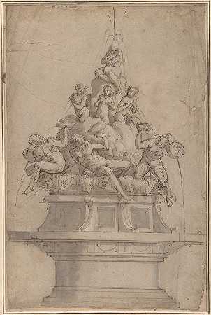 乔吉奥·瓦萨里（Giorgio Vasari）的《河流和睡莲喷泉设计》