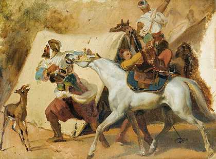 《奥马尔公爵袭击阿卜杜勒·卡德尔的斯马拉的研究》，作者：霍拉斯·弗内特