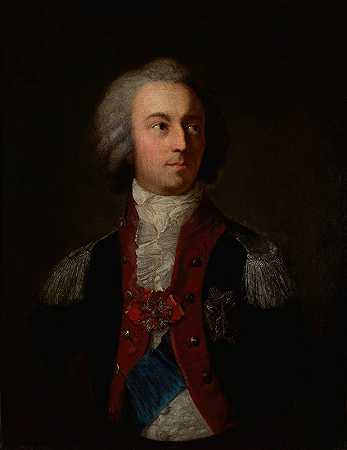 “约瑟夫·格拉西（Josef Grassi）的《亚当·卡齐米日·扎托里斯基王子（1734–1823）担任学员军团指挥官的肖像》