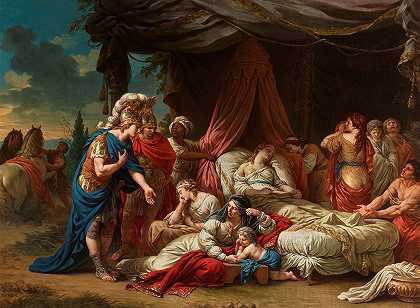 路易斯·让·弗朗索瓦·拉格伦内的《大流士之妻之死》