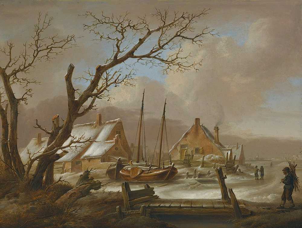 Jan Van Os的《冬季风景》