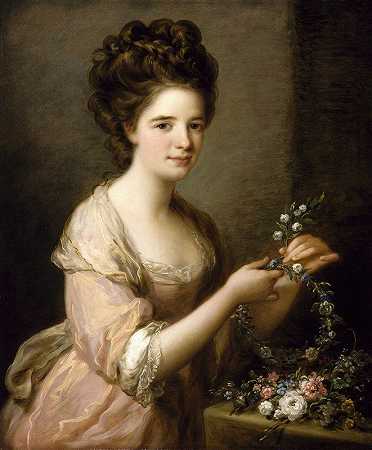 《劳德代尔伯爵夫人埃莉诺的肖像》，安吉丽卡·考夫曼著