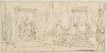 乔瓦尼·巴蒂斯塔·蒂埃波罗的《加冕的两幕》
