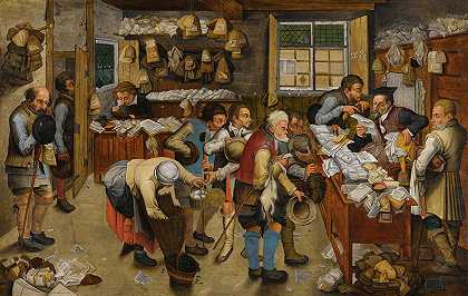 《乡村律师事务所》作者：Pieter Brueghel The Younger