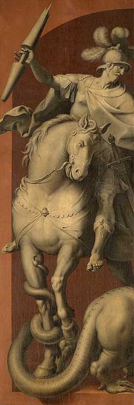 《马背上的圣乔治》安布罗修斯·弗兰肯一世