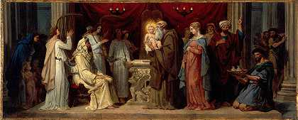 梅里·约瑟夫·布隆德尔《耶稣在圣殿中的呈现》