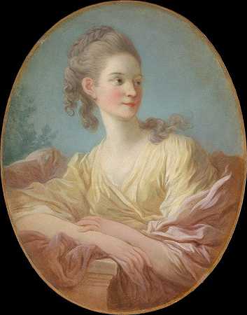 让·奥诺雷·弗拉戈纳尔的《年轻女性肖像》