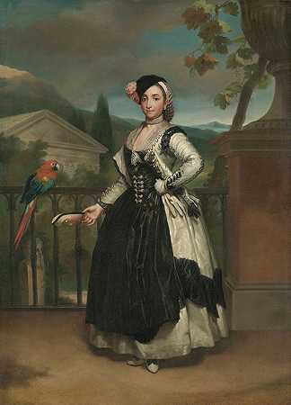 安东·拉斐尔·蒙斯的伊莎贝尔·帕雷尼奥和阿尔塞侯爵夫人的肖像