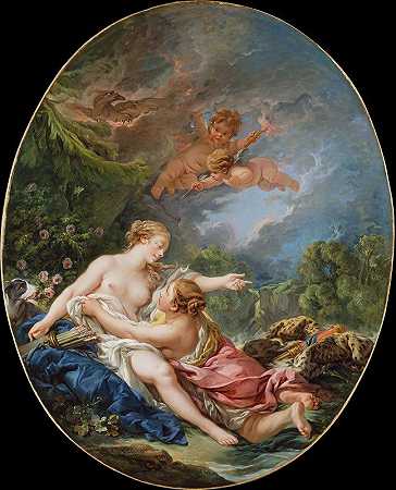 弗朗索瓦•布歇的《木星与木卫四》