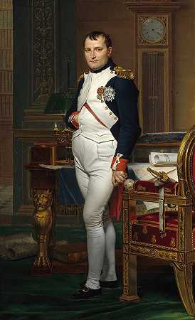 雅克·路易·戴维《拿破仑皇帝在杜伊勒里的书房》