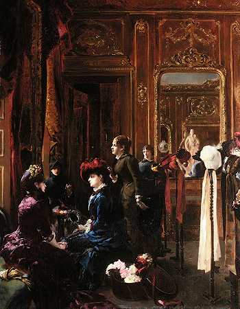 路易·罗伯特·卡里尔·贝勒斯在巴黎的时装沙龙