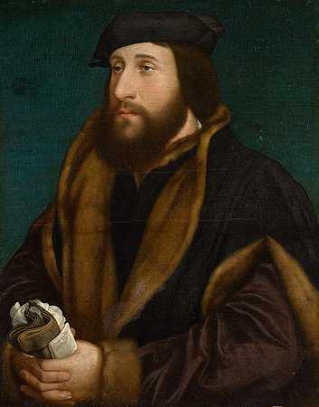 《英国人或苏格兰人的肖像》作者：Hans Holbein The Younger