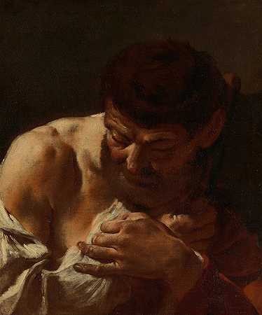 乔瓦尼·巴蒂斯塔·皮亚泽塔的《男人半身像（圣马蒂亚斯）》
