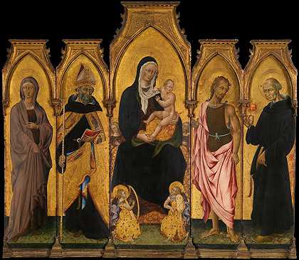 乔瓦尼·迪·保罗的《圣母与圣徒的孩子》