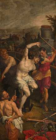 “安布罗修斯·弗兰肯一世的《罗马圣塞巴斯蒂安的殉难》