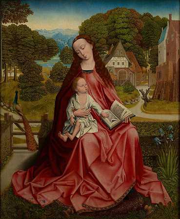 阿尔特·范登·博采的《风景中的圣母与孩子》