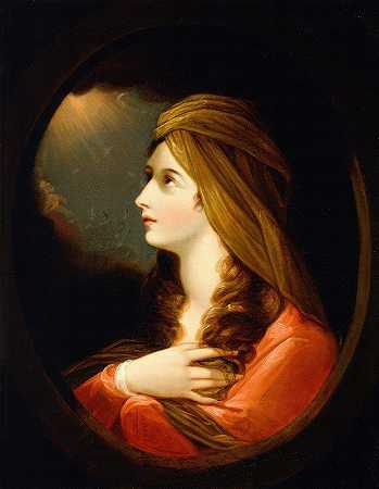 本杰明·韦斯特的《女士肖像》