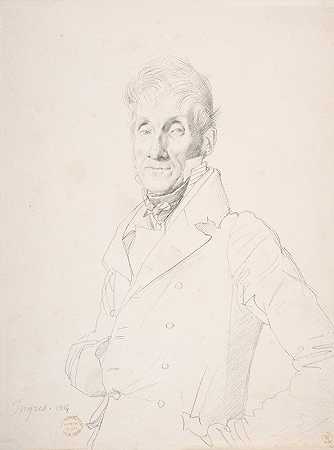让·奥古斯特·多米尼克·安格斯的《男人的肖像》