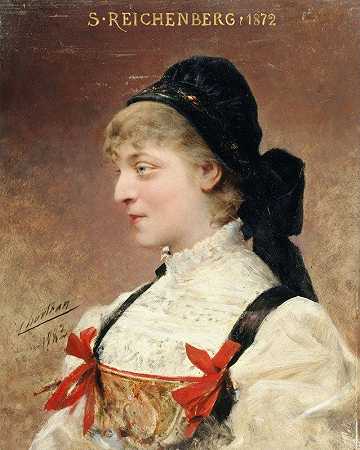 苏珊娜·赖琴伯格肖像画（1853-1924），法国喜剧社社员