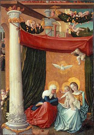 汉斯·巴尔登的《童贞与圣安妮》
