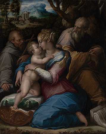 乔治·瓦萨里的《圣方济各的神圣家庭》