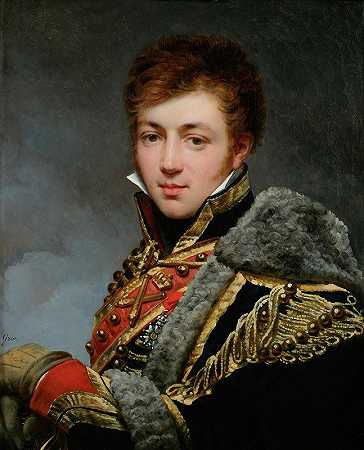 安托万·让·格罗斯（Antoine Jean Gros）的《里博伊西埃伯爵肖像》（1788-1868）