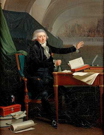 路易·利奥波德·布利（Louis Léopold Boully）的《扬·安东尼·d’Averholt肖像》（1756-1792）
