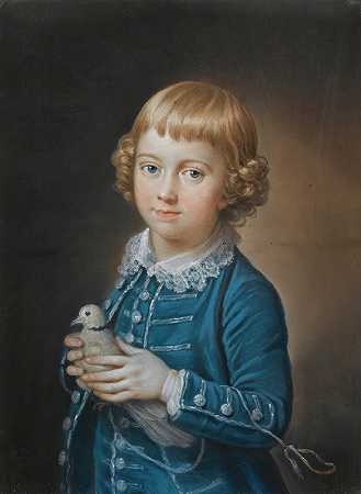 《乔治·布鲁登内尔·布鲁斯肖像，布鲁斯勋爵（1762-1783）》，作者：巴斯的威廉·霍尔