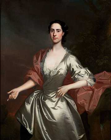 《苏珊娜·坎贝尔夫人肖像，内·伯纳德（公元1751年）》，阿兰·拉姆齐著