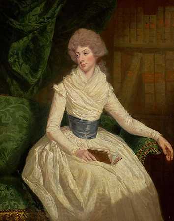托马斯·比奇的《玛丽亚·安妮·彭鲁多克夫人肖像》