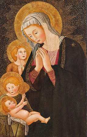 佛罗伦萨学校的《圣母与天使的孩子》