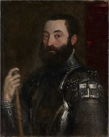 提香《乌尔比诺公爵吉多巴尔多二世德拉·罗维尔肖像》