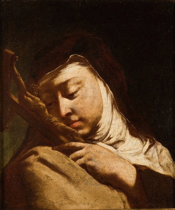 多梅尼科·马焦托的《阿维拉的圣特蕾莎沉思十字架》