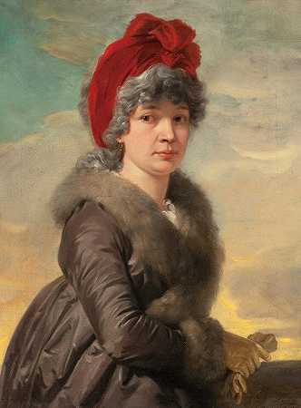约瑟夫·阿贝尔的《女人肖像》