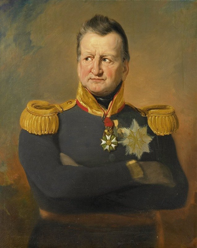 《大卫·亨德里克·查斯男爵的肖像》，Jan Willem Pieneman，中将