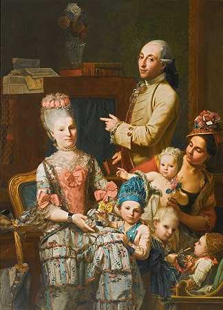 《安东尼奥·盖迪尼及其家人的肖像》朱塞佩·巴尔德利吉著