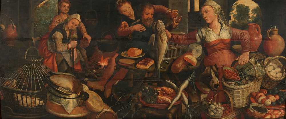 Pieter Aertsen的《厨房场景》