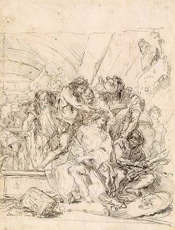 乔瓦尼·多梅尼科·蒂波洛的《荆棘加冕的基督》